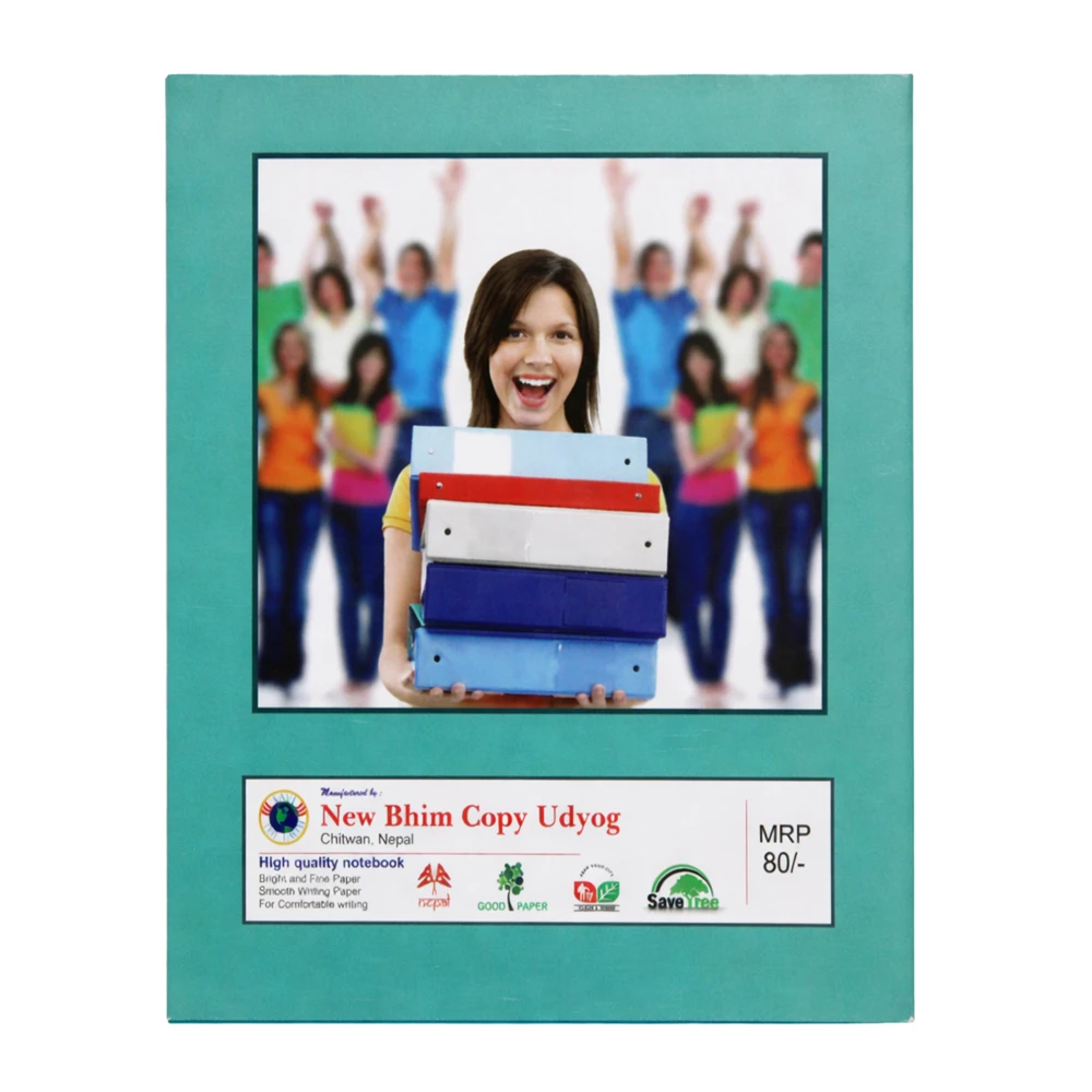 Product photo of Flat Notebook / Go Green / Natural plus MRP 80 - (Buy 3 get 1 free)