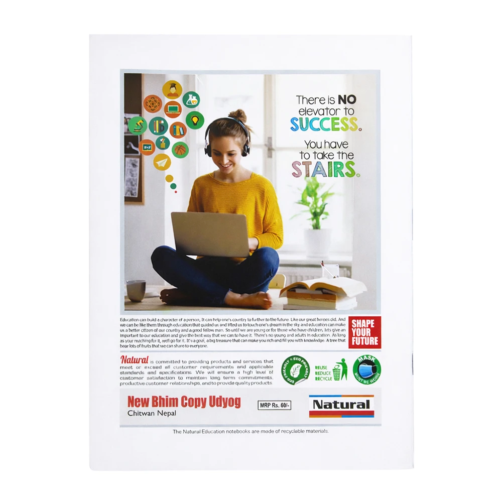 Product photo of Natural Explore / English Notebook MRP 60 - (Buy 3 get 1 free)