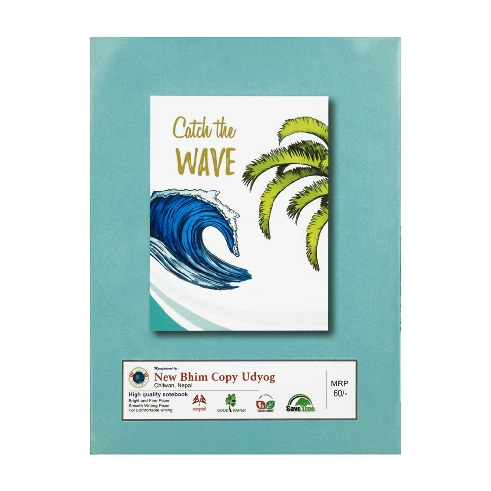 Product photo of Catch the Wave Notebook MRP 60 - (Buy 3 pcs Get 1pcs Free)