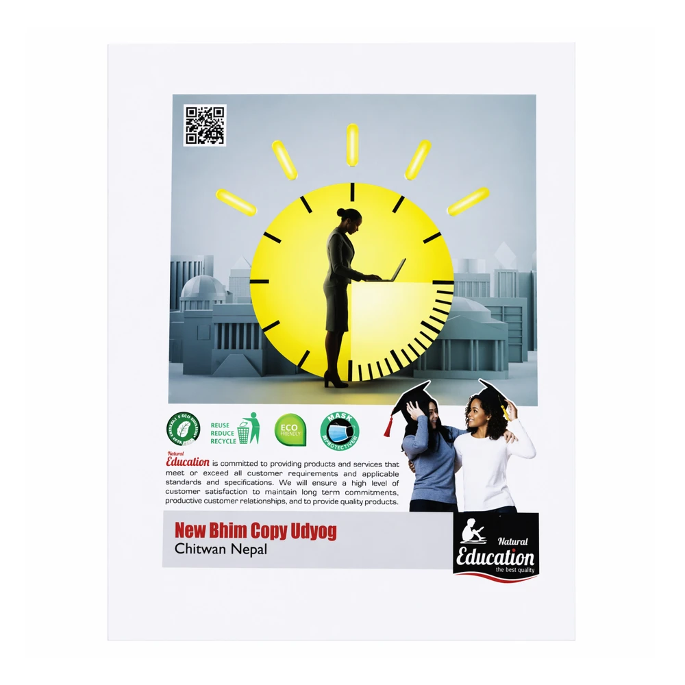 Product photo of Flat Notebook / Natural Education - MRP: 80