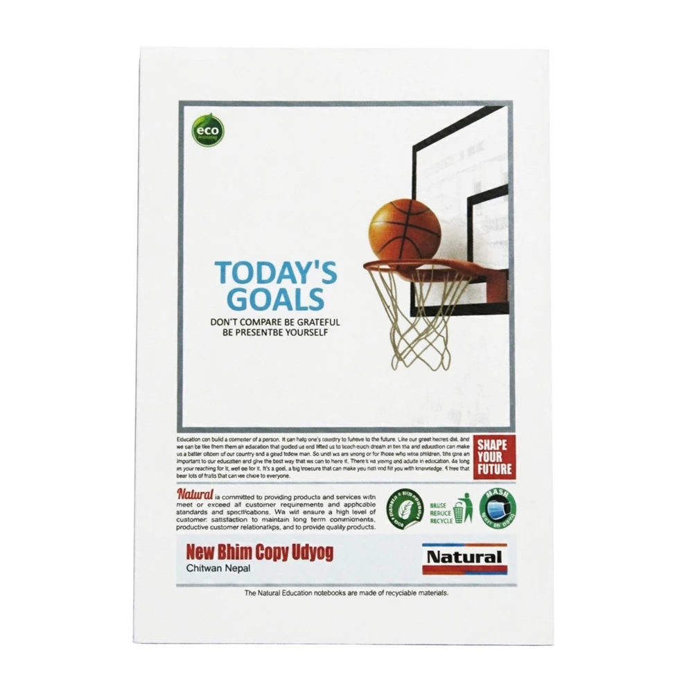 Product photo of A4 Notebook / Natural MRP: 100 - (Buy 3 get 1 free)