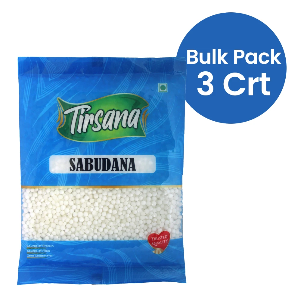 Product photo of Tirsana Sabudana - 250gm x 50pcs ( 3 cartoon )