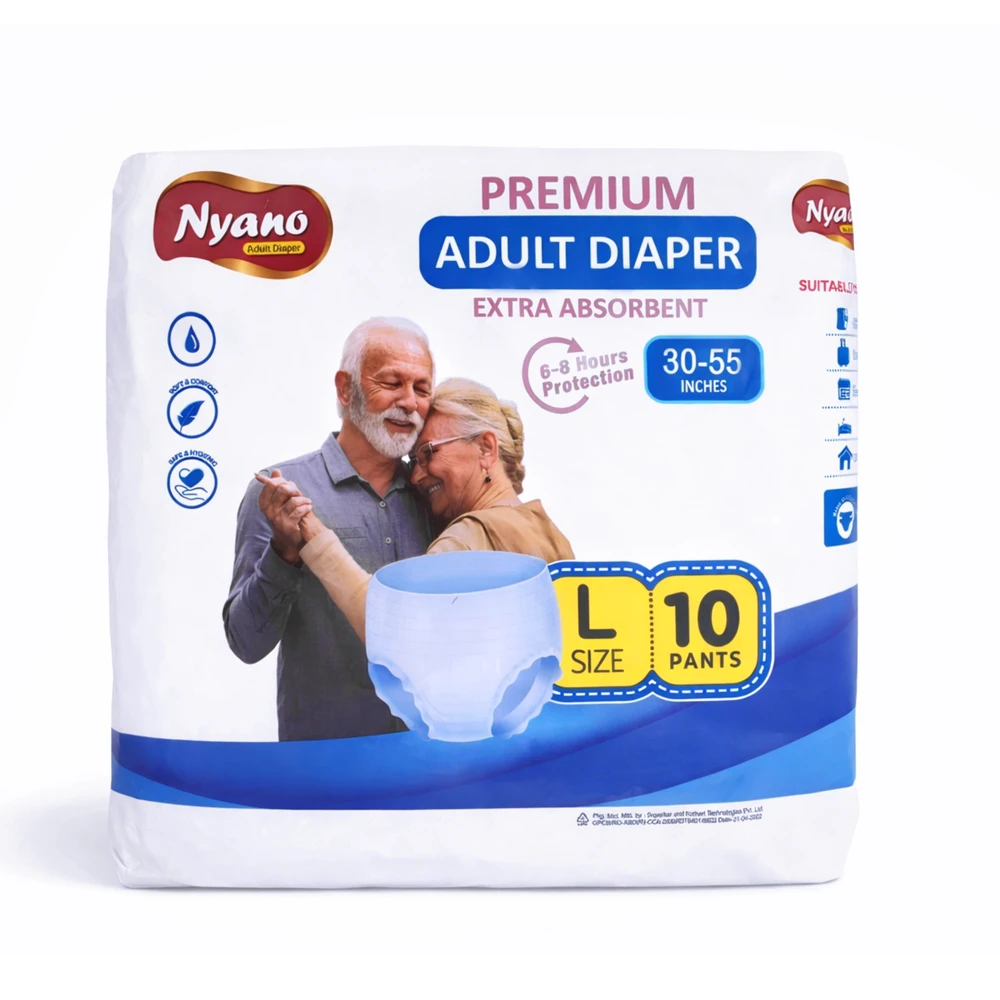 Product photo of Nyano Premium Adult Diaper Pants - Size L ( 10 pants )
