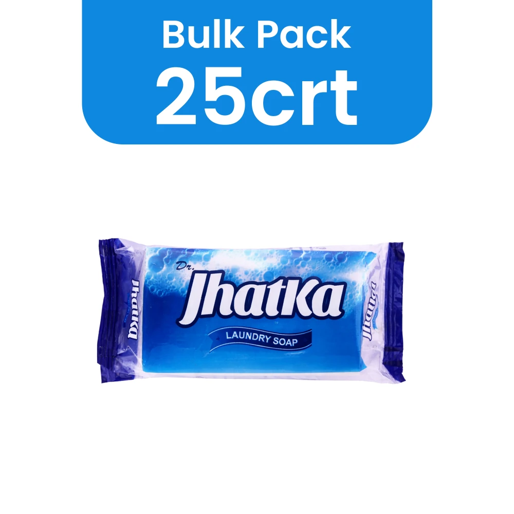 Product photo of Jhatka Laundry Soap - 100gm ( 48pcs/crt )