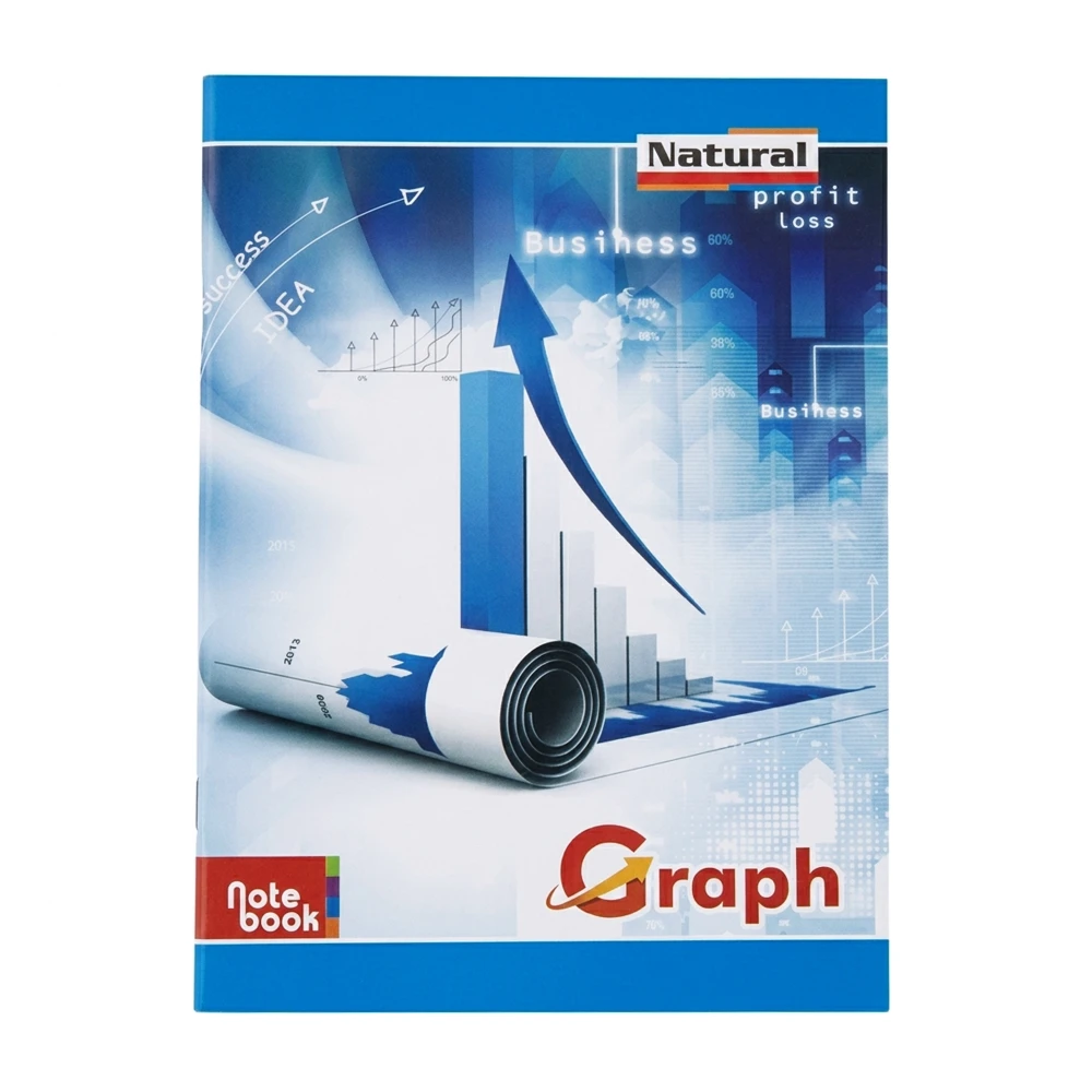 Product photo of Natural Graph Notebook MRP 50 - (Buy 3 get 1 free)