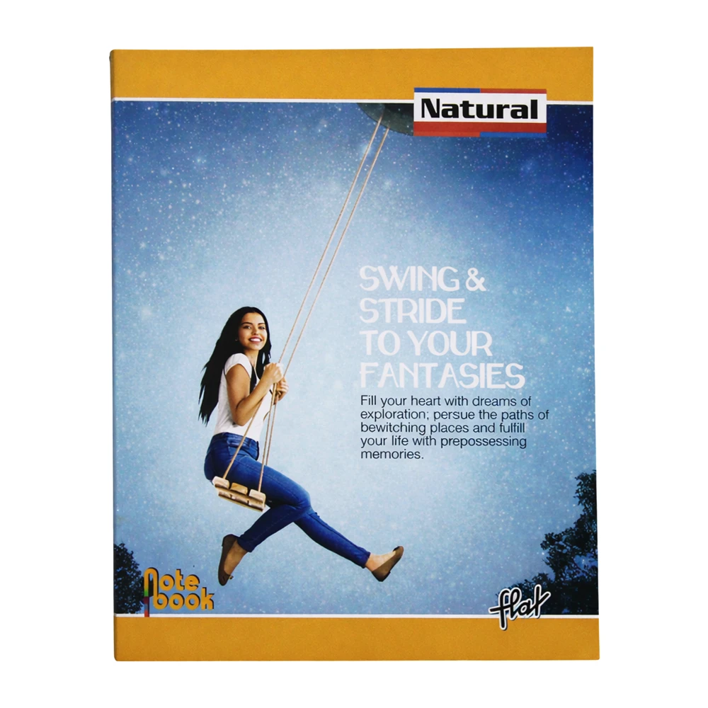 Product photo of Natural / Flat Notebook MRP 100 - (Buy 3 get 1 free)